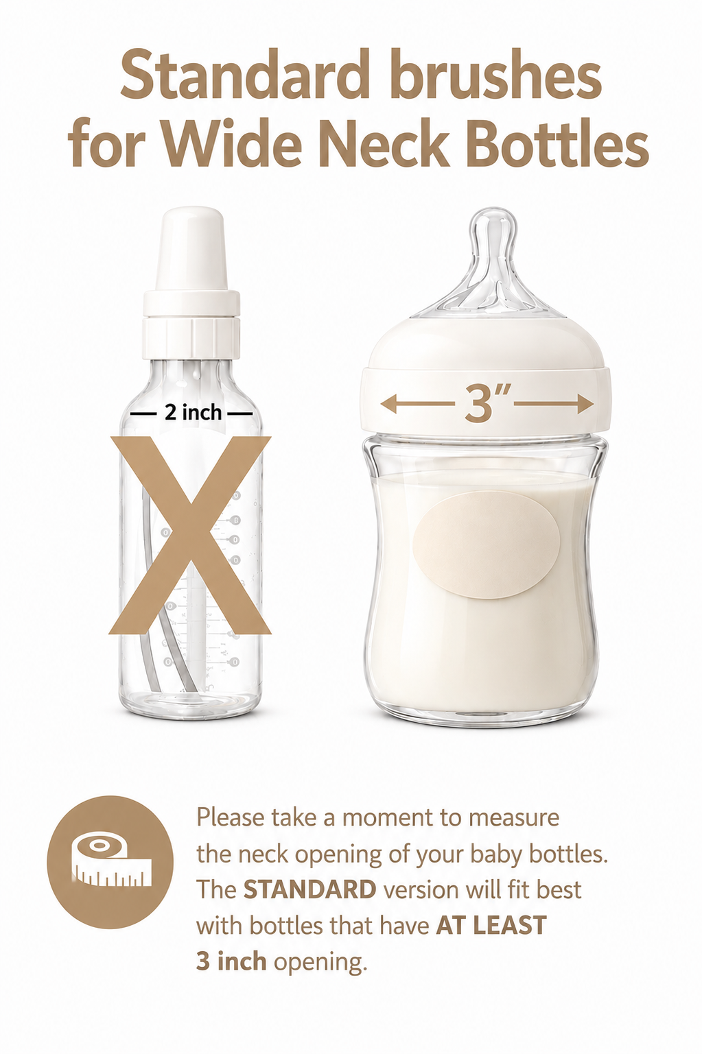 Standard Brush Set - Standard & Wide Neck Bottles